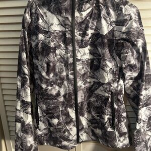 Lululemon Black and White rain/Snow Jacket